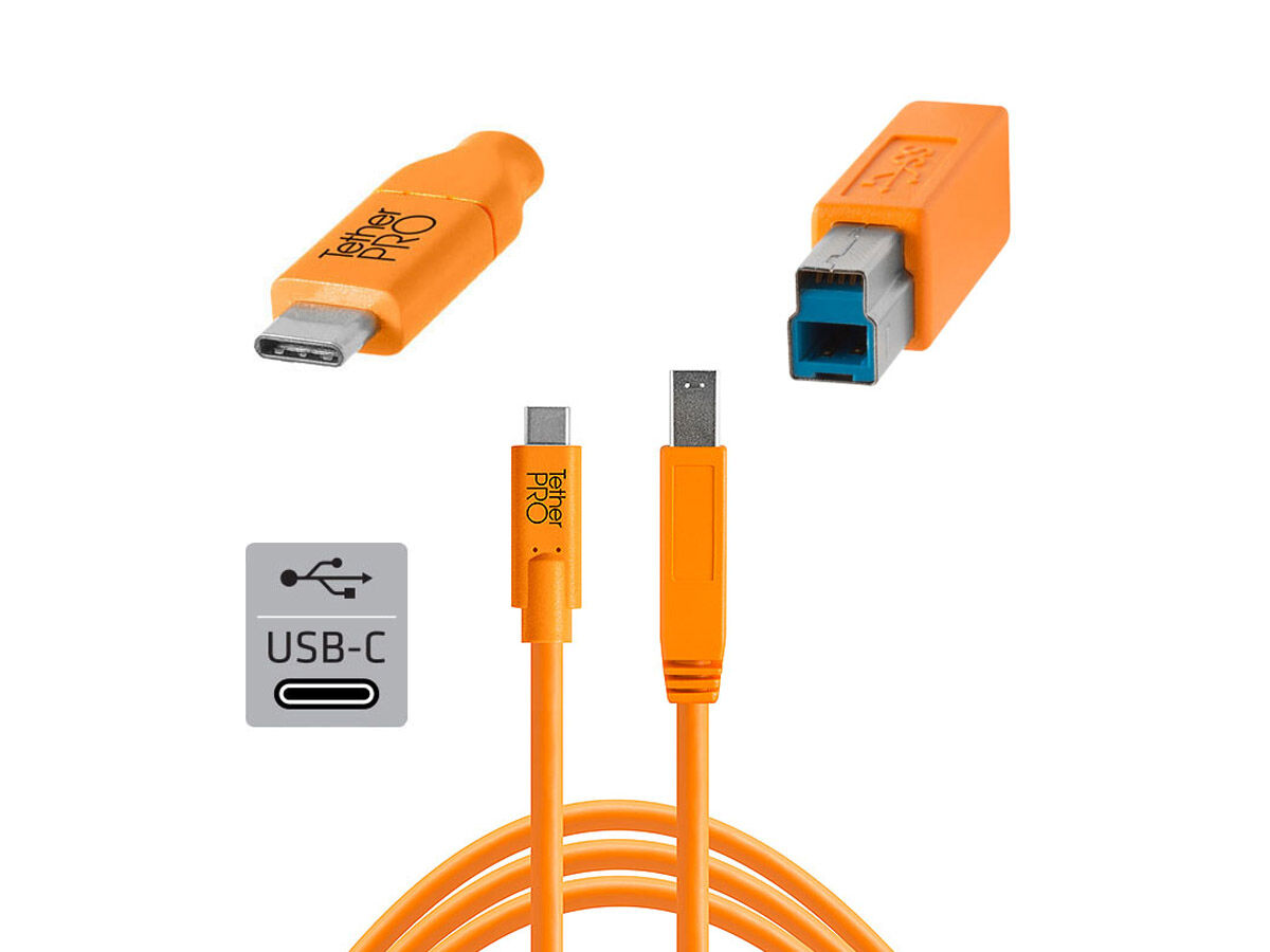 Tether Tools USB-C 3.0 - Male B TetherPro 4,6m | Scandinavian Photo